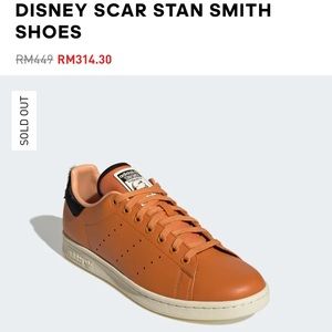 Adidas Disney Scar Stan Smith Shoe Mens size 10